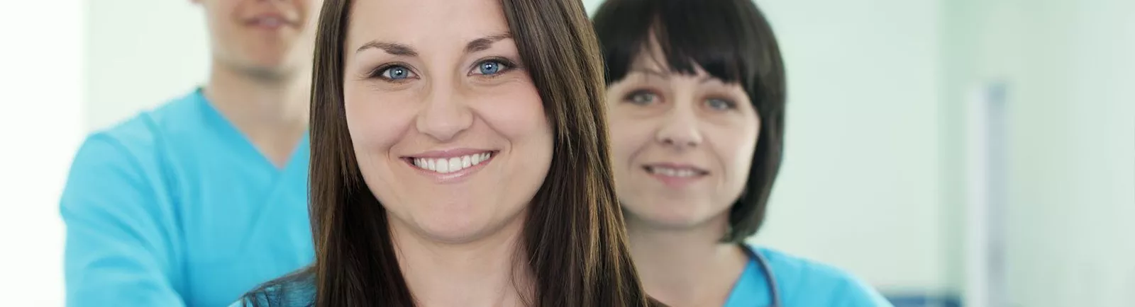 Nurses smiling