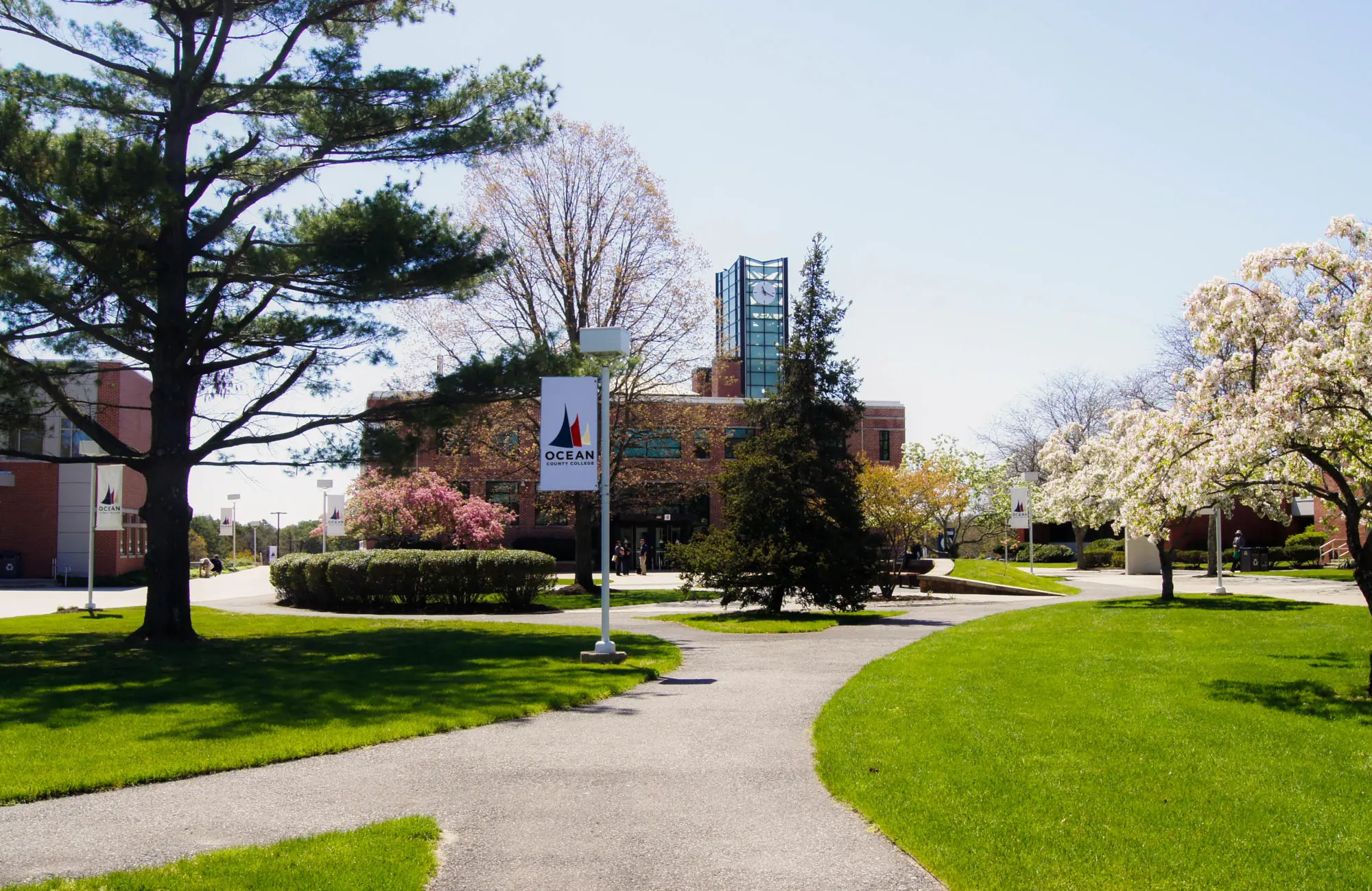 O.C.C. campus walkway