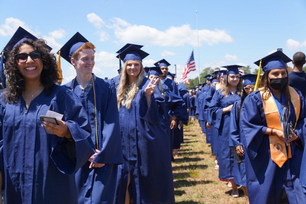 Students Graduating at the 54th Commencement Ceremony