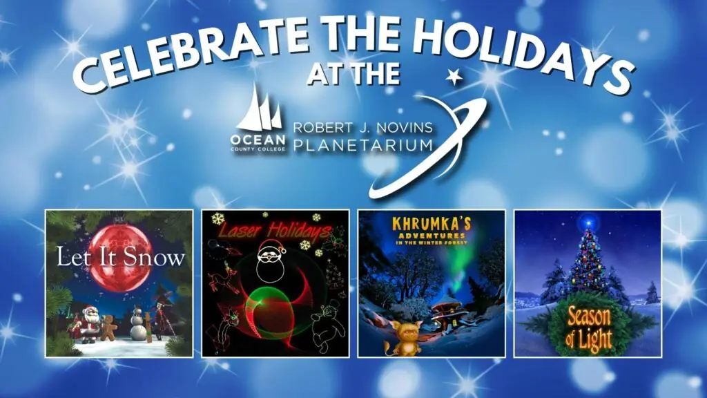 Celebrate the Holidays at the Novins Planetarium. Featuring Let it Snow, Laser Holidays, Khrumka's Adventures, and Season of Light