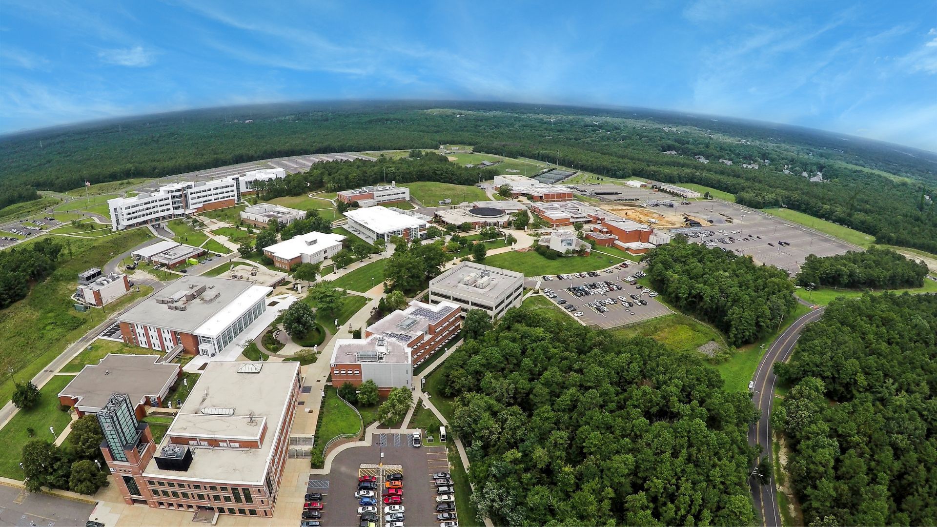 aerial view of OCC