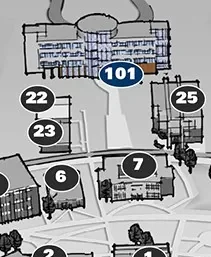 gateway building map