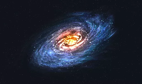 Photo of a galaxy 