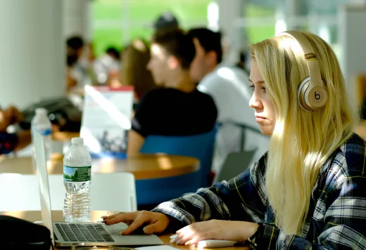 Student Studying, Student Center 1