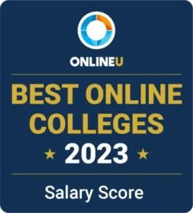 OnlineU Best Colleges 2023 logo