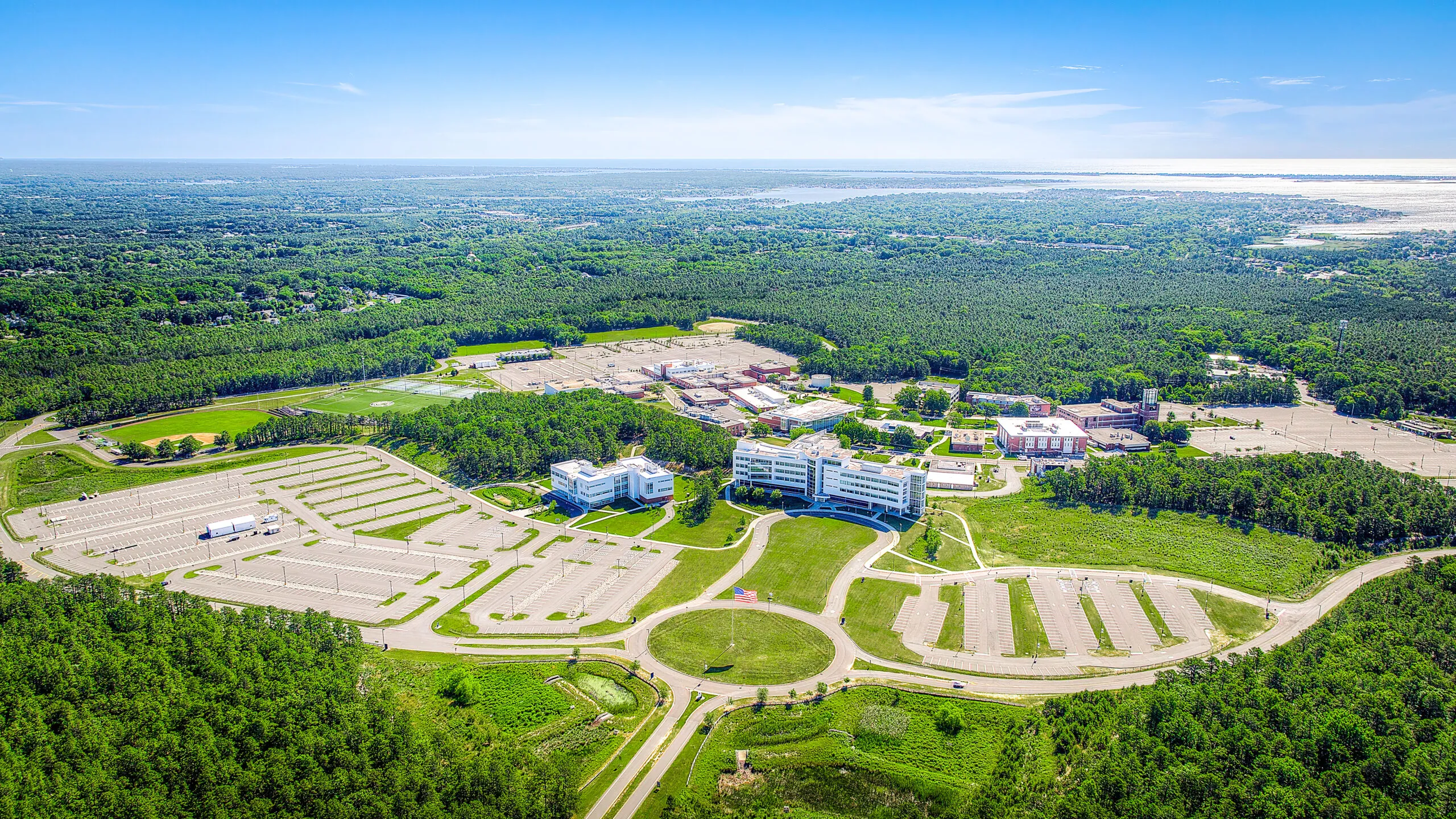 aerial photo of ccampus